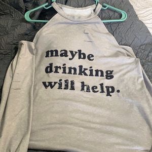 Maybe Drinking Will Help Sweater